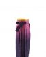 卒業式袴単品レンタル[無地風]ピンク×紫ぼかしにハートの地柄[身長148-152cm]No.609
